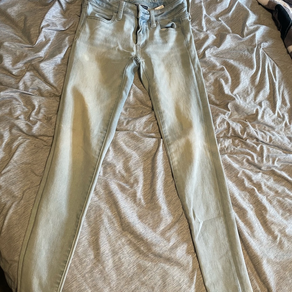 American Eagle Outfitters Blue Skinny Denim Jeans